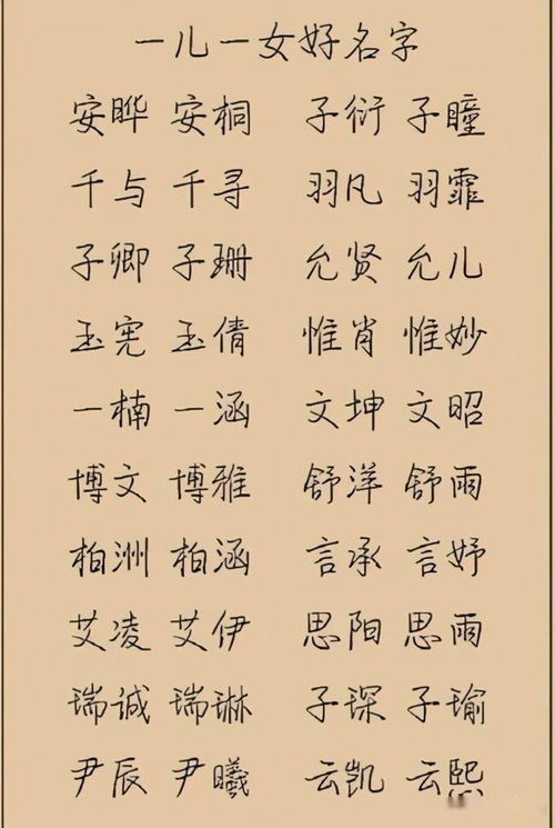 起名吴姓男孩最佳名字