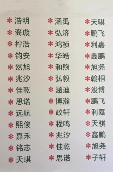 男孩起名字免费起名