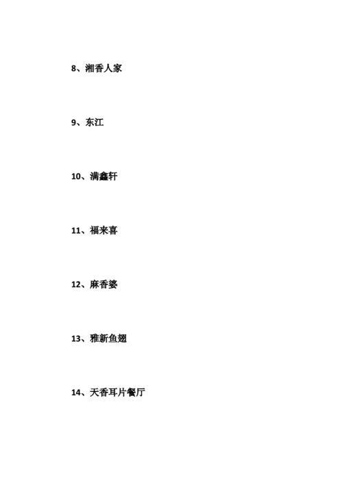 餐饮连锁店起名字高端大气