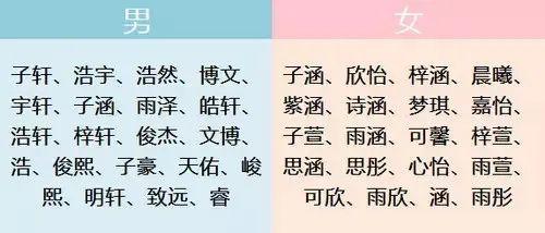 可以起的小名