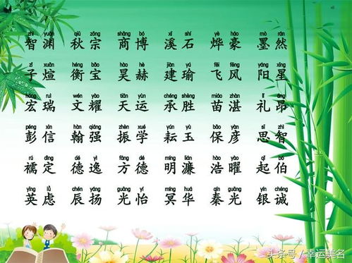 宝宝免费起名大全
