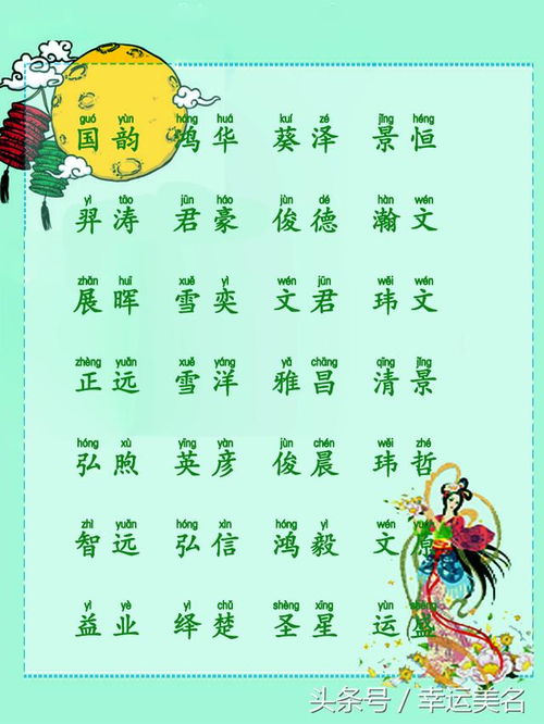 名字的旋律探寻起名的文化奥秘